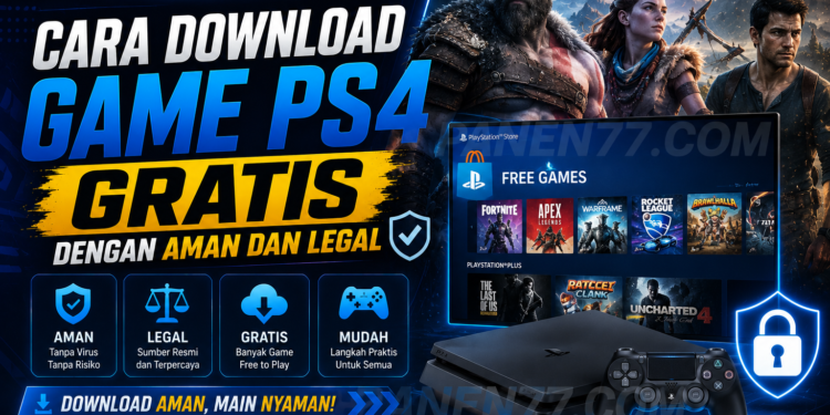 Cara Download Game PS4 Gratis dengan Aman dan Legal ala panen77
