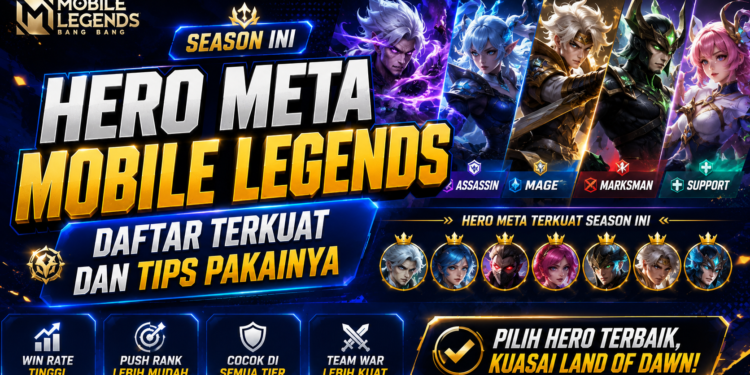 Hero Meta Mobile Legends Season Ini: Daftar Terkuat dan Tips Pakainya